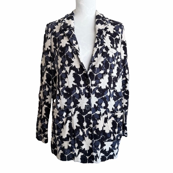 NIC+ZOE Jackets & Blazers - NIC+ZOE Mosaic Mix Blazer | Petite Large | Knit, Chic Career Jacket